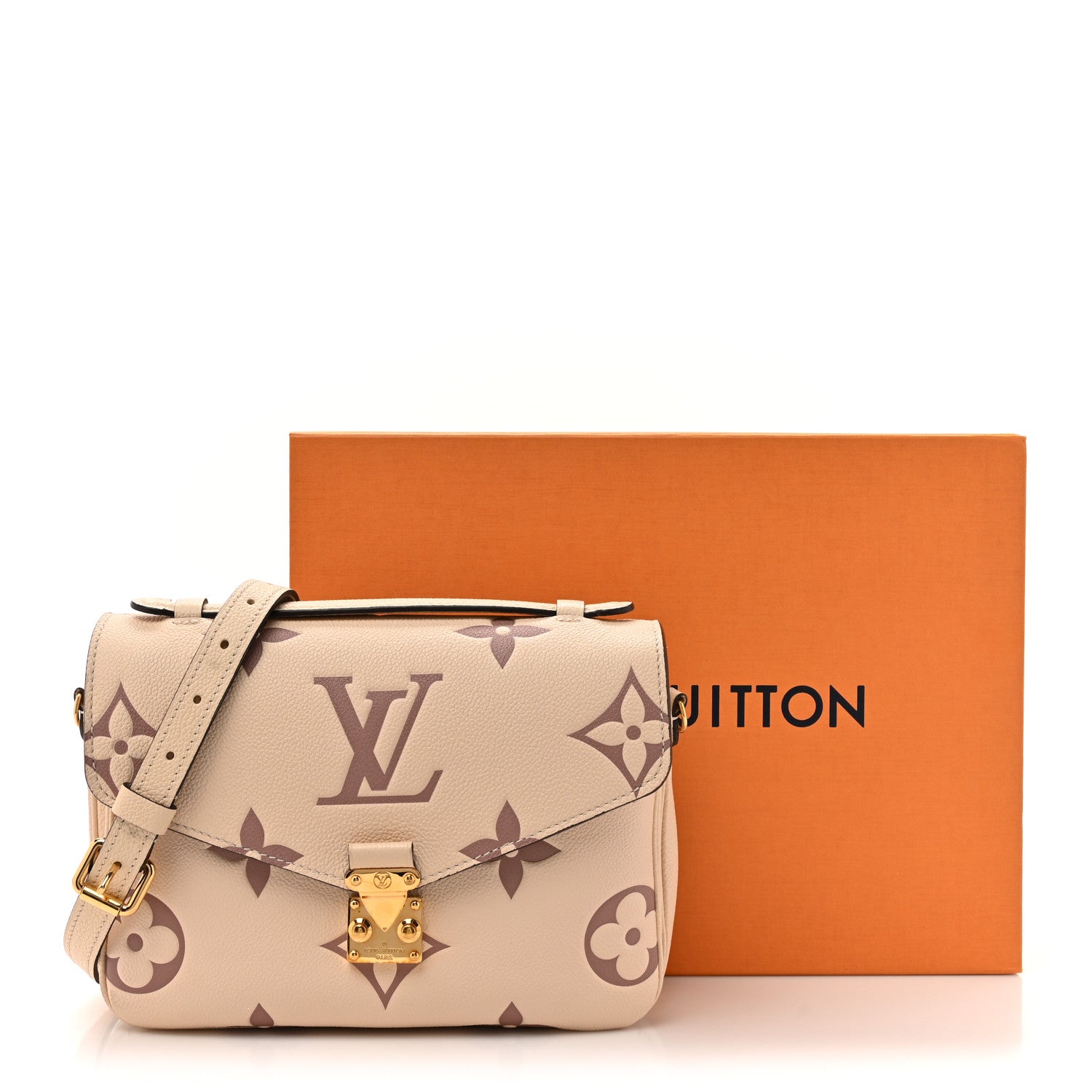 Louis Vuitton Empreinte Monogram Giant Pochette Metis Creme Bois de Rose 15 of 15