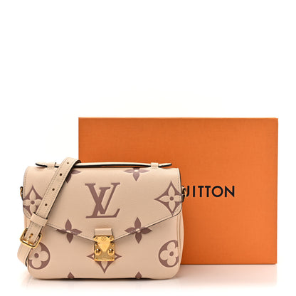 Louis Vuitton Empreinte Monogram Giant Pochette Metis Creme Bois de Rose 15 of 15
