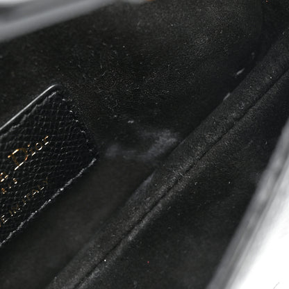 Christian Dior Grained Calfskin Mini Saddle Bag Black 9 of 9