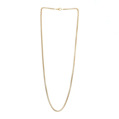 David Yurman 18K Yellow Gold 3.4mm Box Chain Necklace 24" 3 of 5