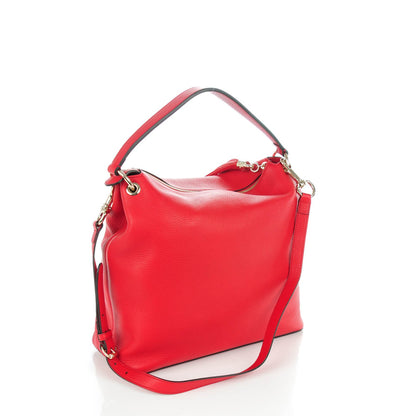 Gucci Pebbled Calfskin Large Soho Hobo Tabasco Red 3 of 7