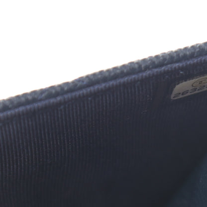 Chanel Caviar Quilted Wallet On Chain WOC Navy Blue 8 of 13