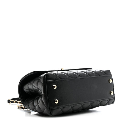 Chanel Caviar Quilted Mini Coco Handle Flap Black 4 of 11