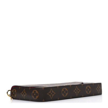 Louis Vuitton Monogram Pochette Felicie Chain Wallet Fuchsia 4 of 9