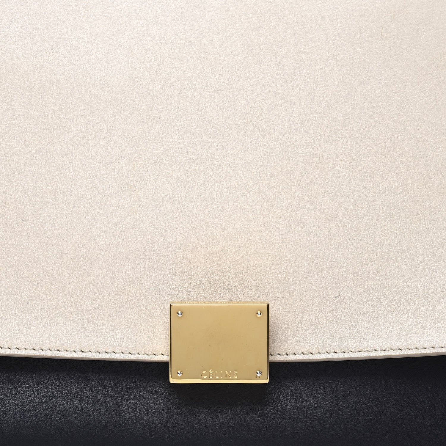Celine Smooth Calfskin Suede Small Tri-Color Trapeze 12 of 13