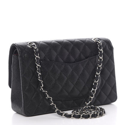 Chanel Caviar Quilted Medium Double Flap Black 3 of 11