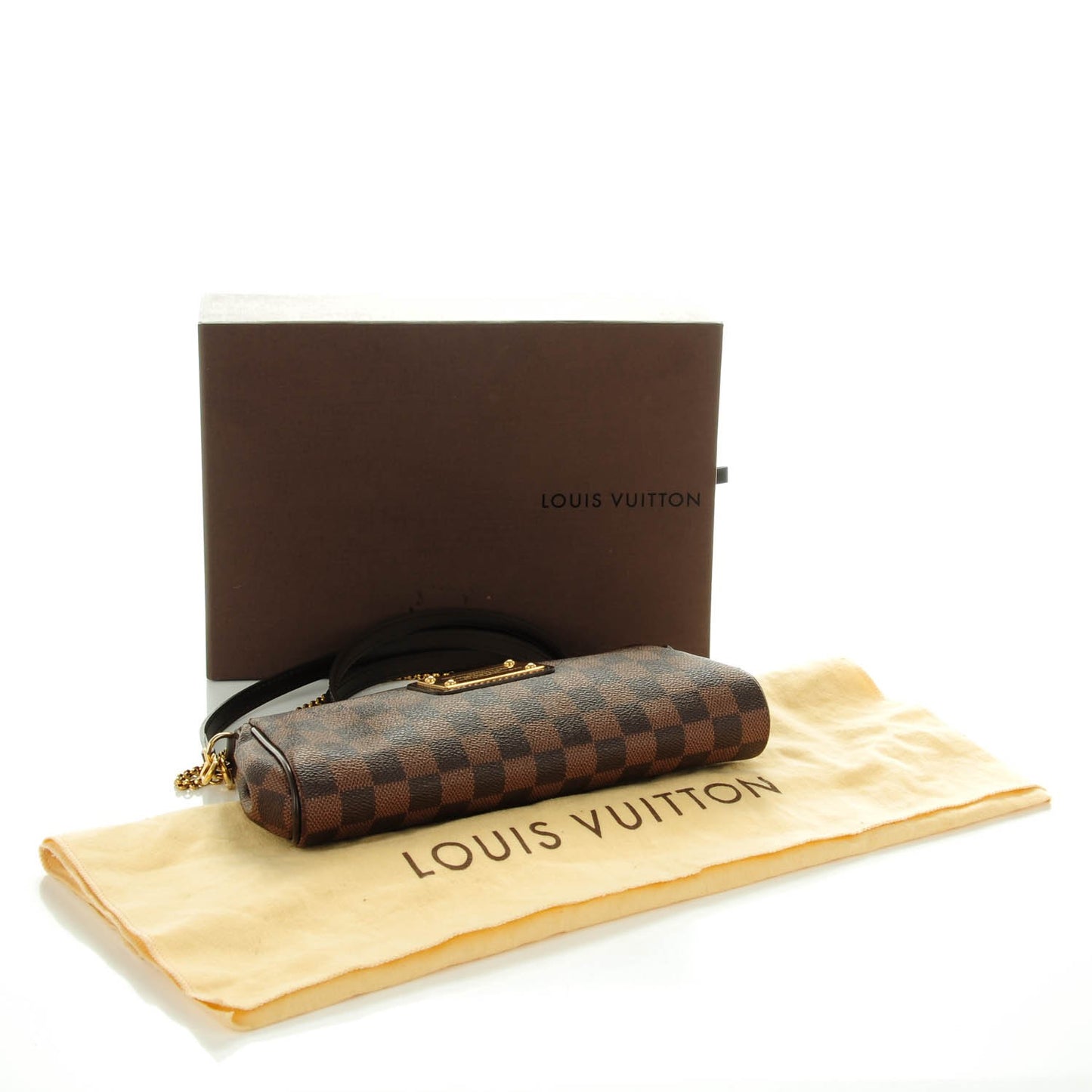 Damier Ebene Eva Clutch