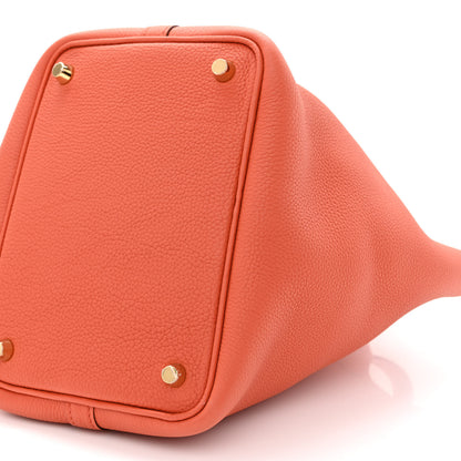 Hermes Taurillon Clemence Picotin Lock 18 PM Terre Battue 10 of 11