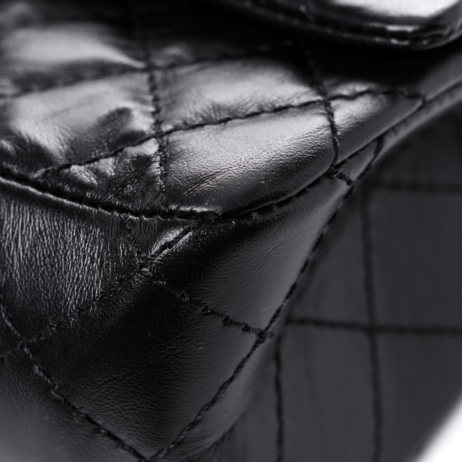 Chanel Aged Calfskin Quilted 2.55 Reissue 225 Flap Black 10 of 11