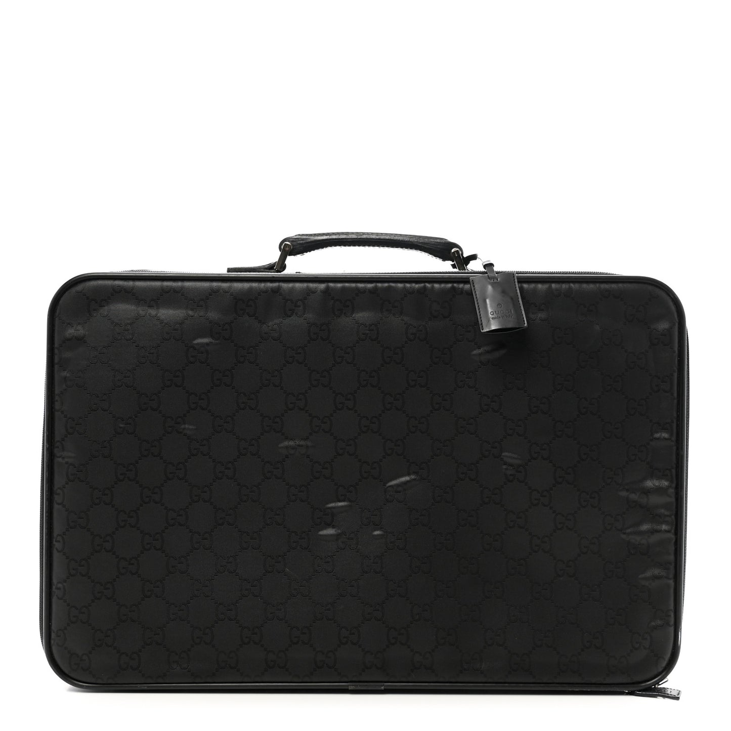 Nylon Monogram Suitcase Black