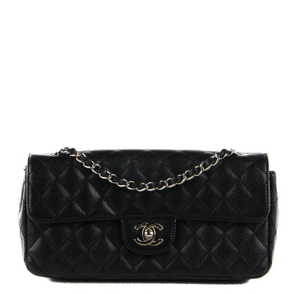 Chanel Caviar Quilted East West Flap Black 1 of 7