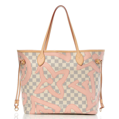 Louis Vuitton Damier Azur Tahitienne Neverfull MM 3 of 8