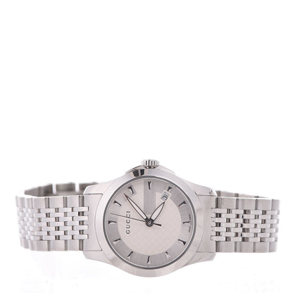 Gucci Stainless Steel 27mm G-Timeless Quartz Watch 3 of 9