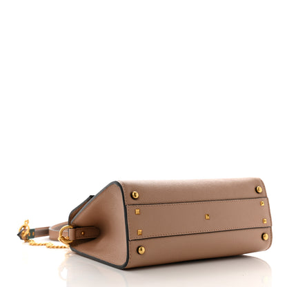 Valentino Garavani Grainy Calfskin Small VSling Top Handle Bag Poudre 4 of 9