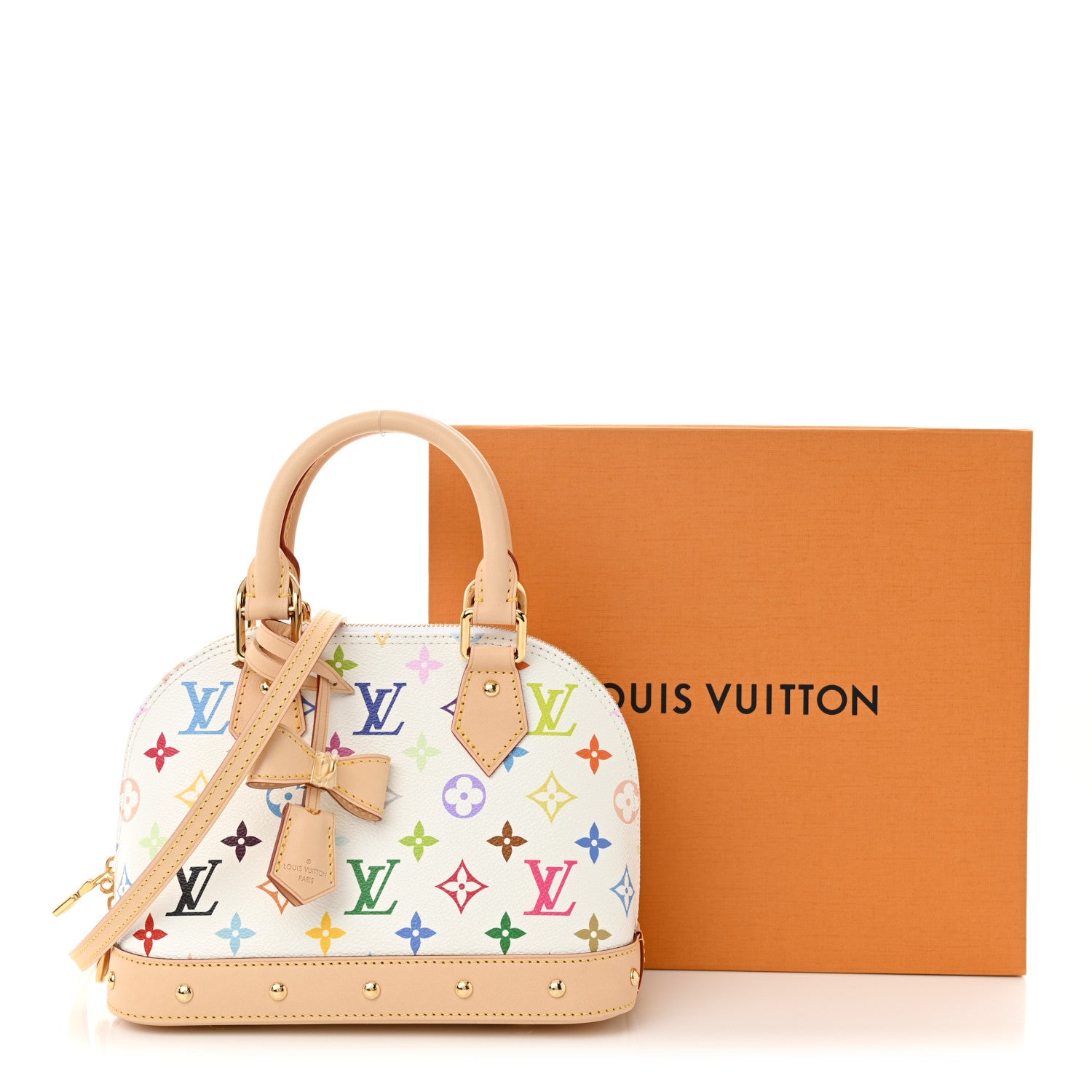 Louis Vuitton LV x TM Monogram Multicolor Alma BB White 1705731