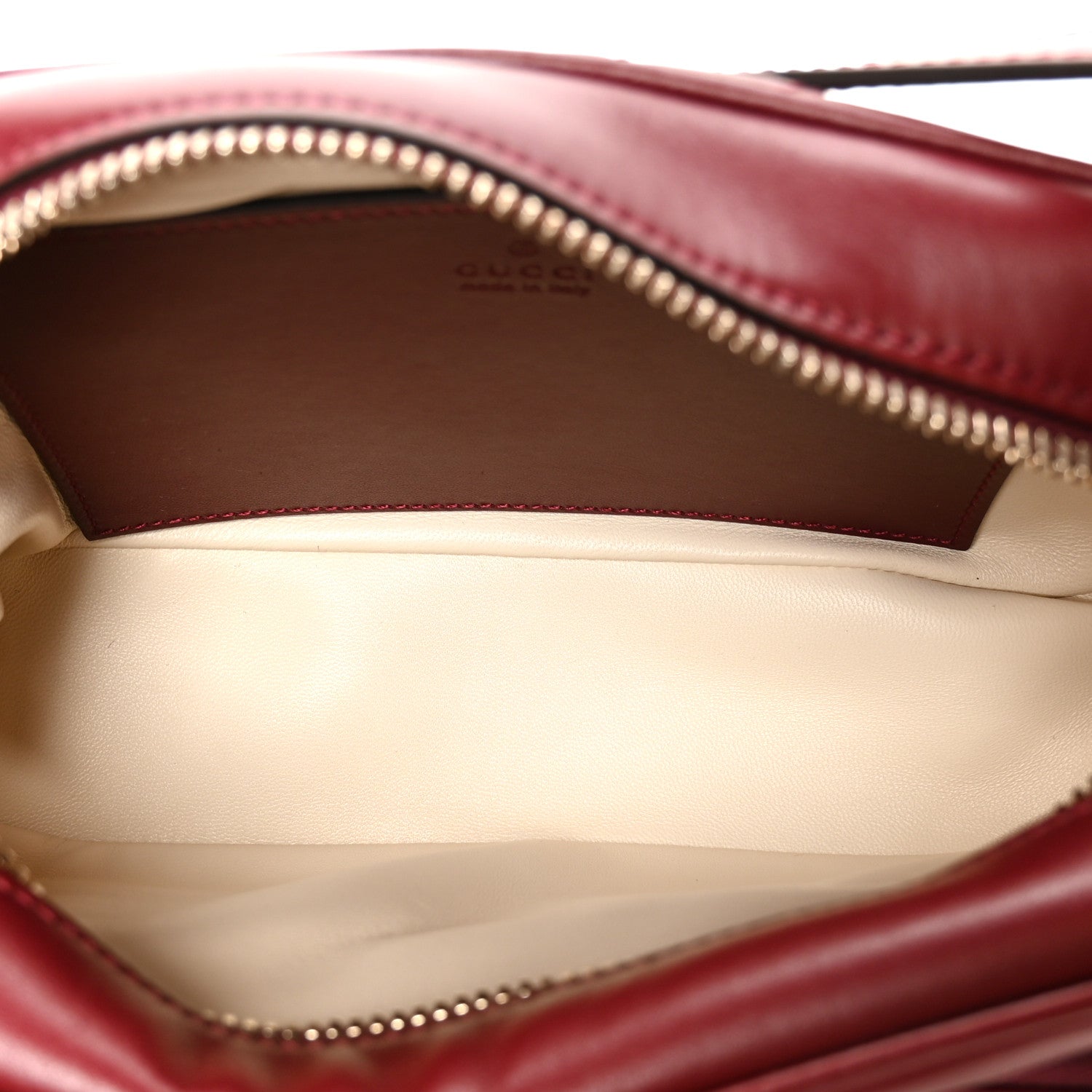 Gucci Calfskin Matelasse Small GG Marmont 2.0 Shoulder Bag Rosso Ancora 5 of 11