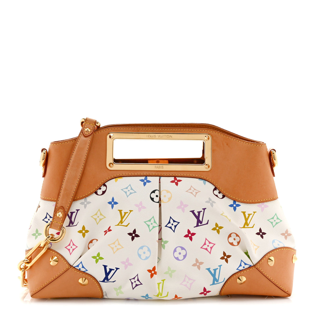 Louis Vuitton Monogram Multicolor Judy MM White 1 of 10
