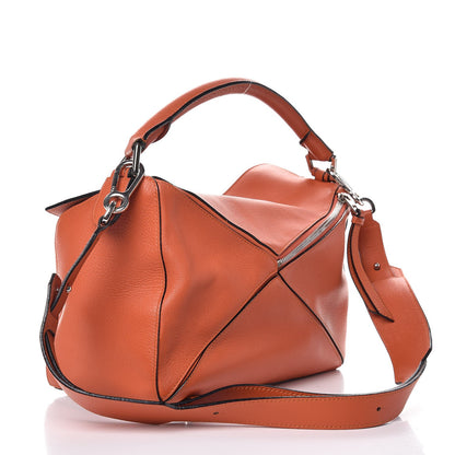 Loewe Calfskin Puzzle Bag Orange 4 of 9