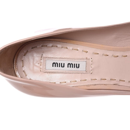Miu Miu Vernice Platform Pumps 39 Cipria 10 of 13