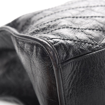 Saint Laurent Crinkled Calfskin Matelasse Monogram Niki Shoulder Bag Black 10 of 18