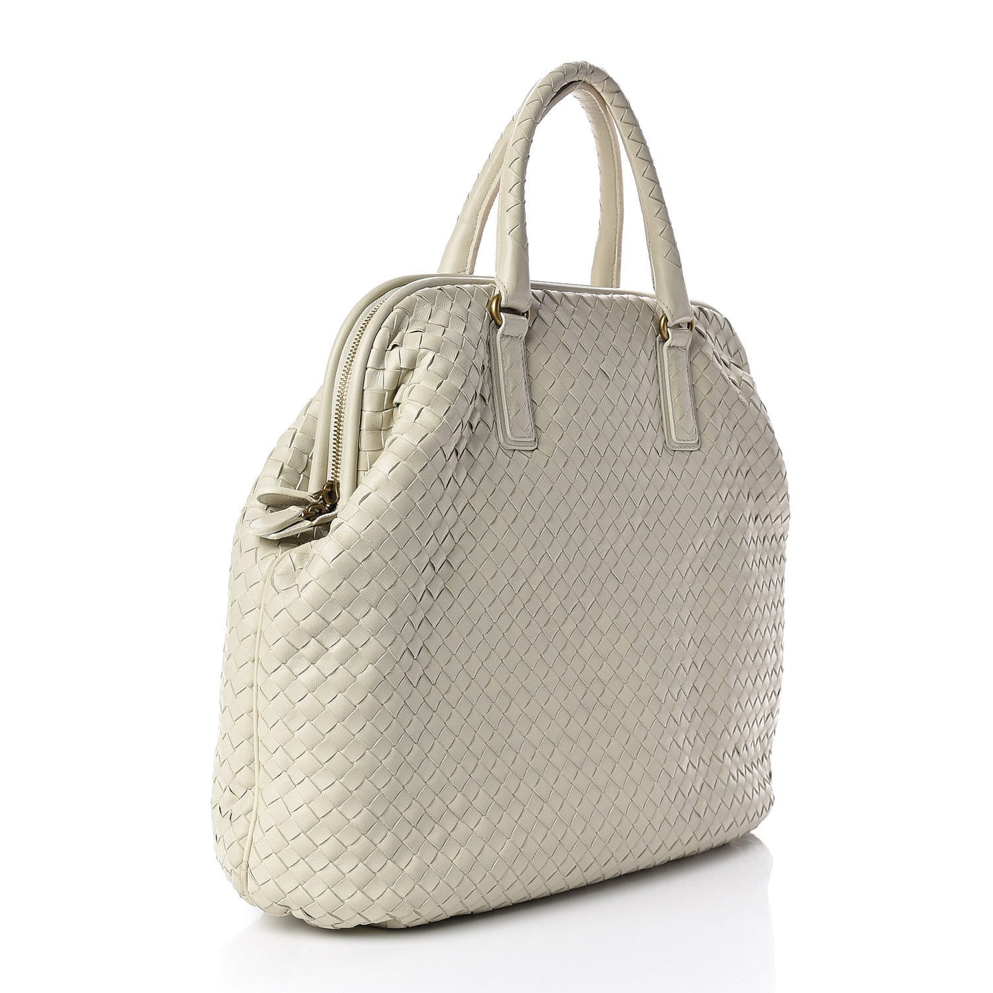 Nappa Intrecciato Frame Tote Colonial
