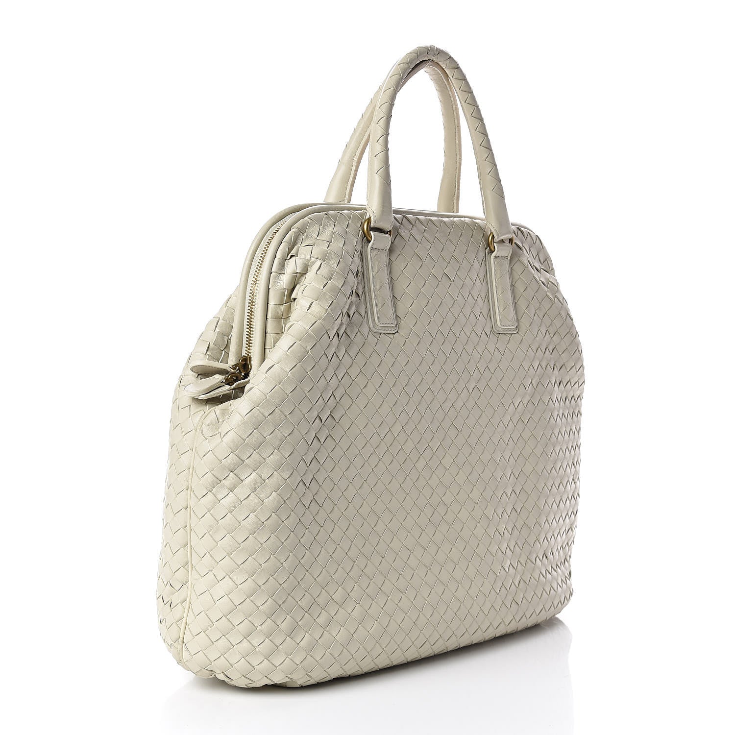 Bottega Veneta Nappa Intrecciato Frame Tote Colonial 3 of 11