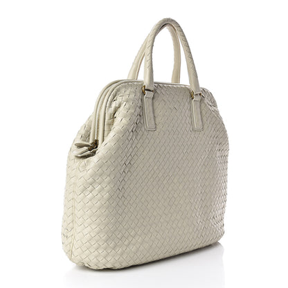 Bottega Veneta Nappa Intrecciato Frame Tote Colonial 3 of 11