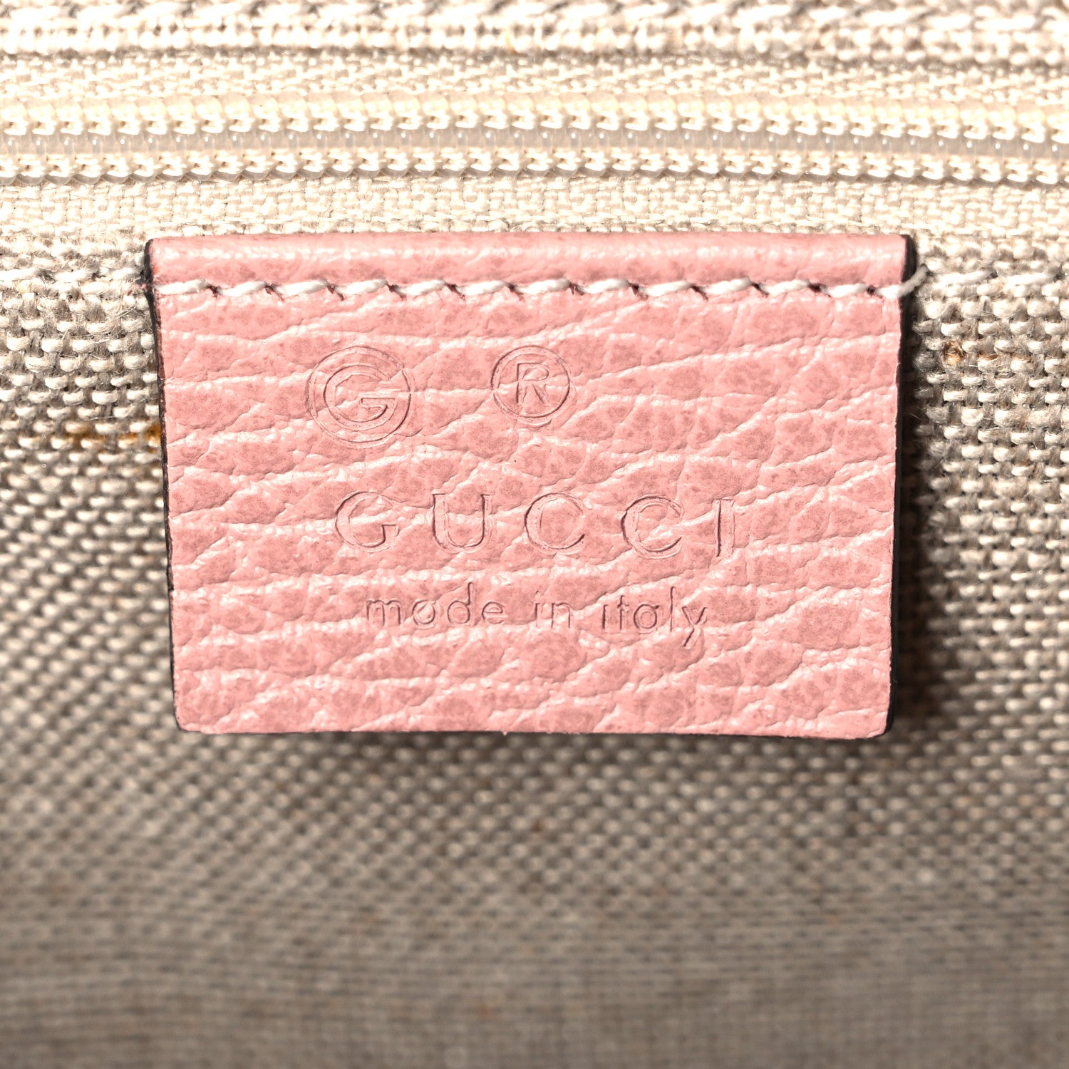 Gucci Dollar Calfskin Medium Interlocking G Top Handle Shoulder Bag Soft Pink 6 of 11