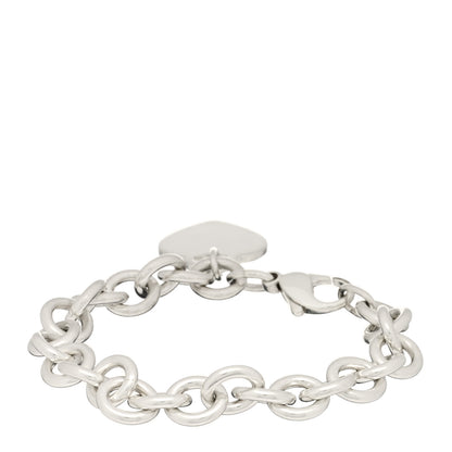 Tiffany Sterling Silver Heart Tag Charm Bracelet 2 of 3