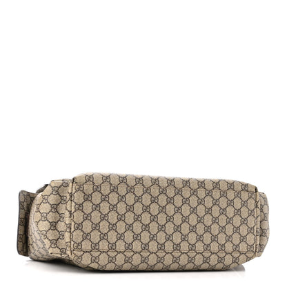 Gucci GG Plus Monogram Messenger Diaper Bag Dark Brown 5 of 11