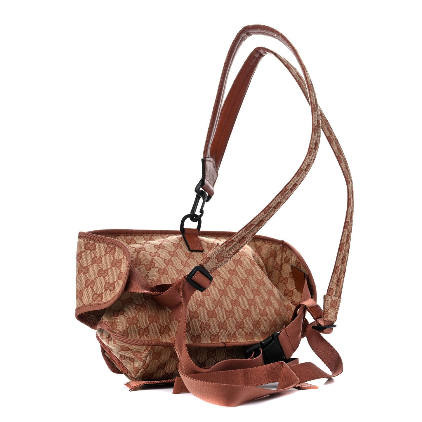X MLB GG Monogram LA Dodgers Convertible Belt Bag Beige Ruggine Ivory