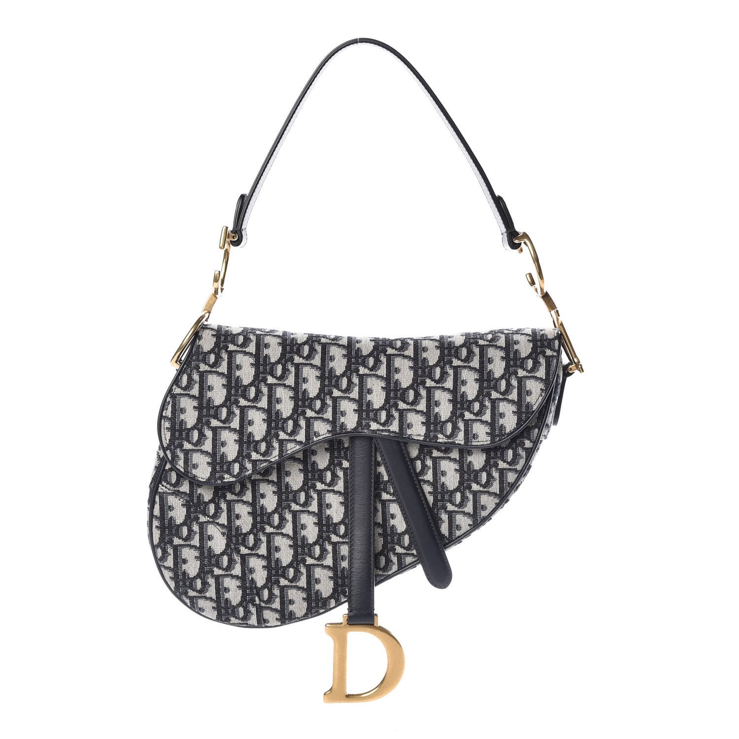 Oblique Saddle Bag Blue