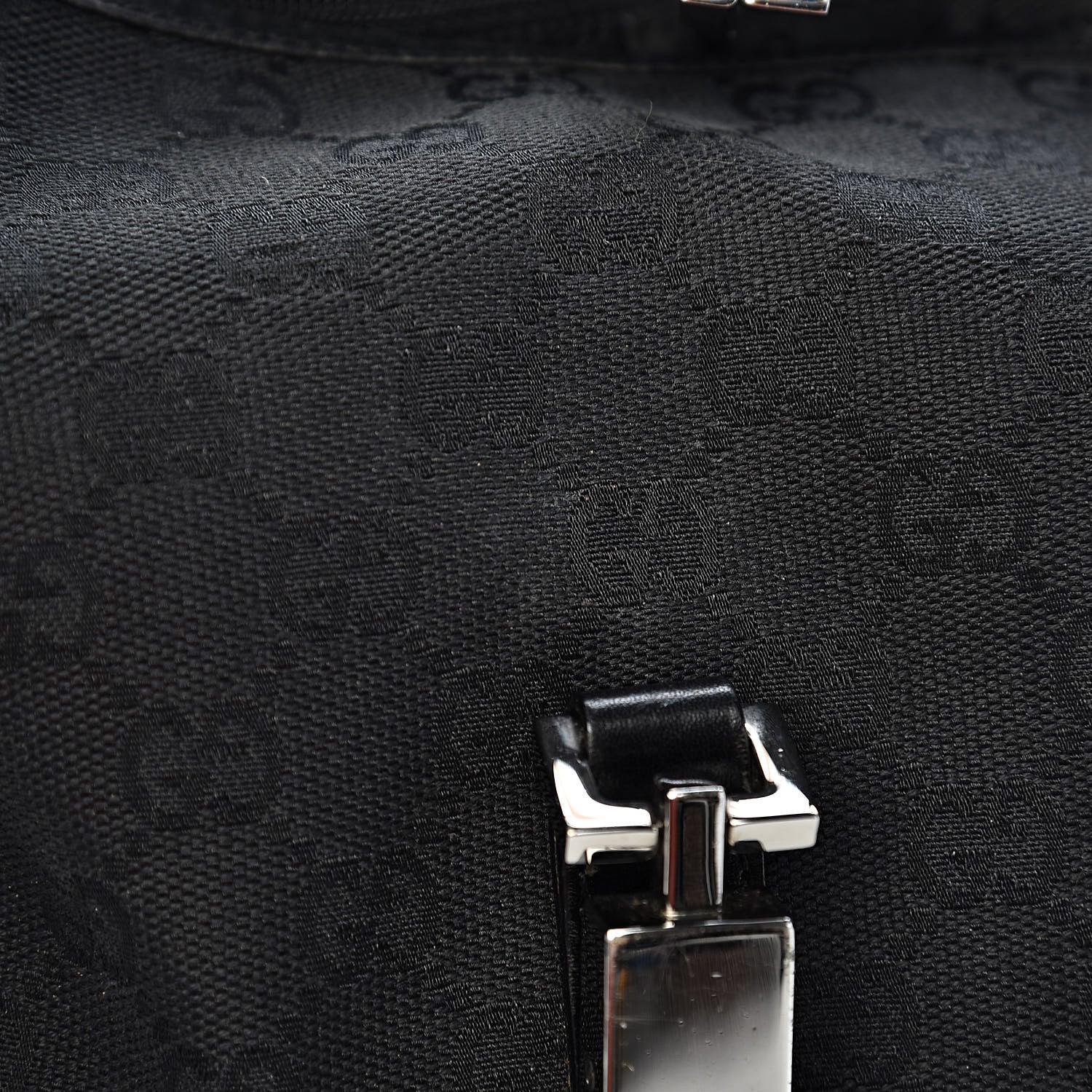 Gucci Monogram Small Jackie O Hobo Black 8 of 11