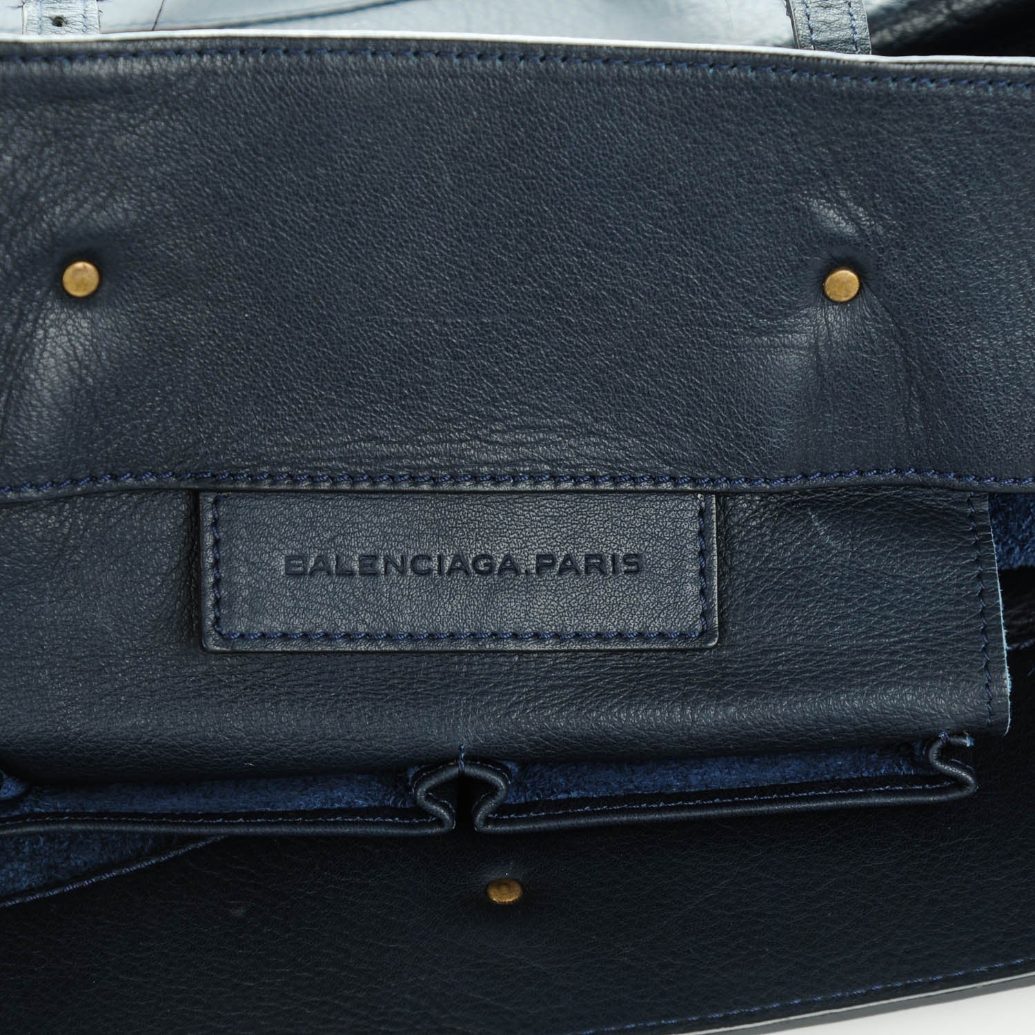 Balenciaga Veau Papier A4 Tote Bleu Roi 6 of 8