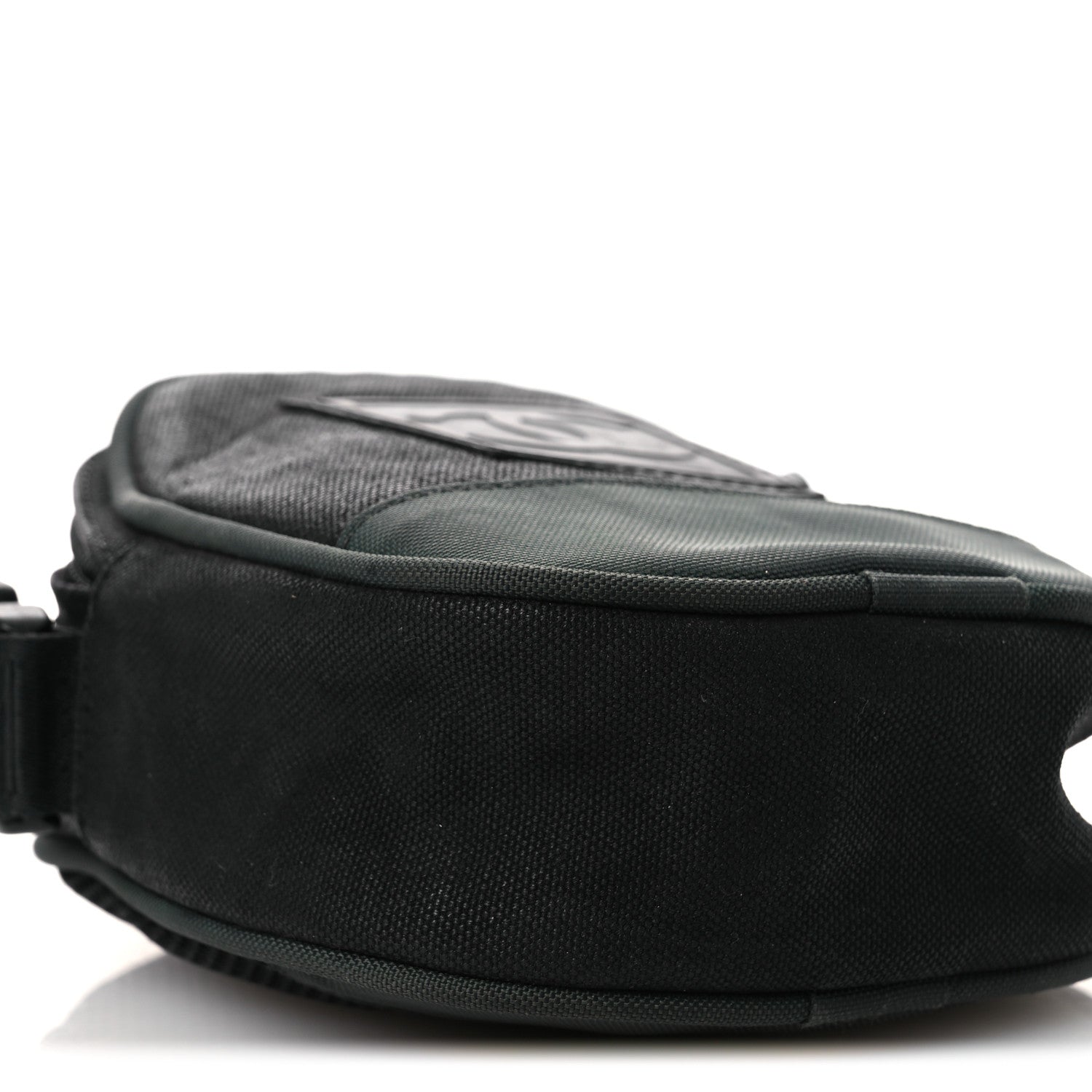 Chanel Canvas Nylon Sport Crossbody Black Green 9 of 15