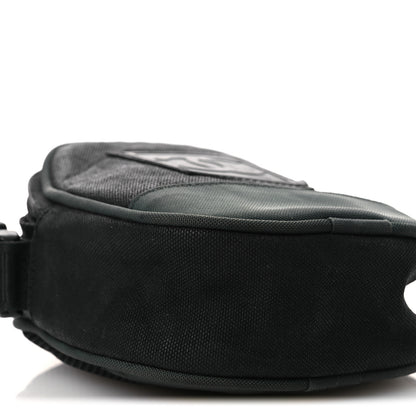 Chanel Canvas Nylon Sport Crossbody Black Green 9 of 15