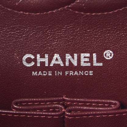 Chanel Lambskin Quilted Medium Double Flap Black 8 of 10