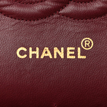 Chanel Lambskin Quilted Medium Double Flap Black 6 of 9