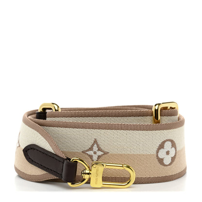 Louis Vuitton Jacquard Speedy Bandouliere 20 Shoulder Strap Beige Brown 1 of 3