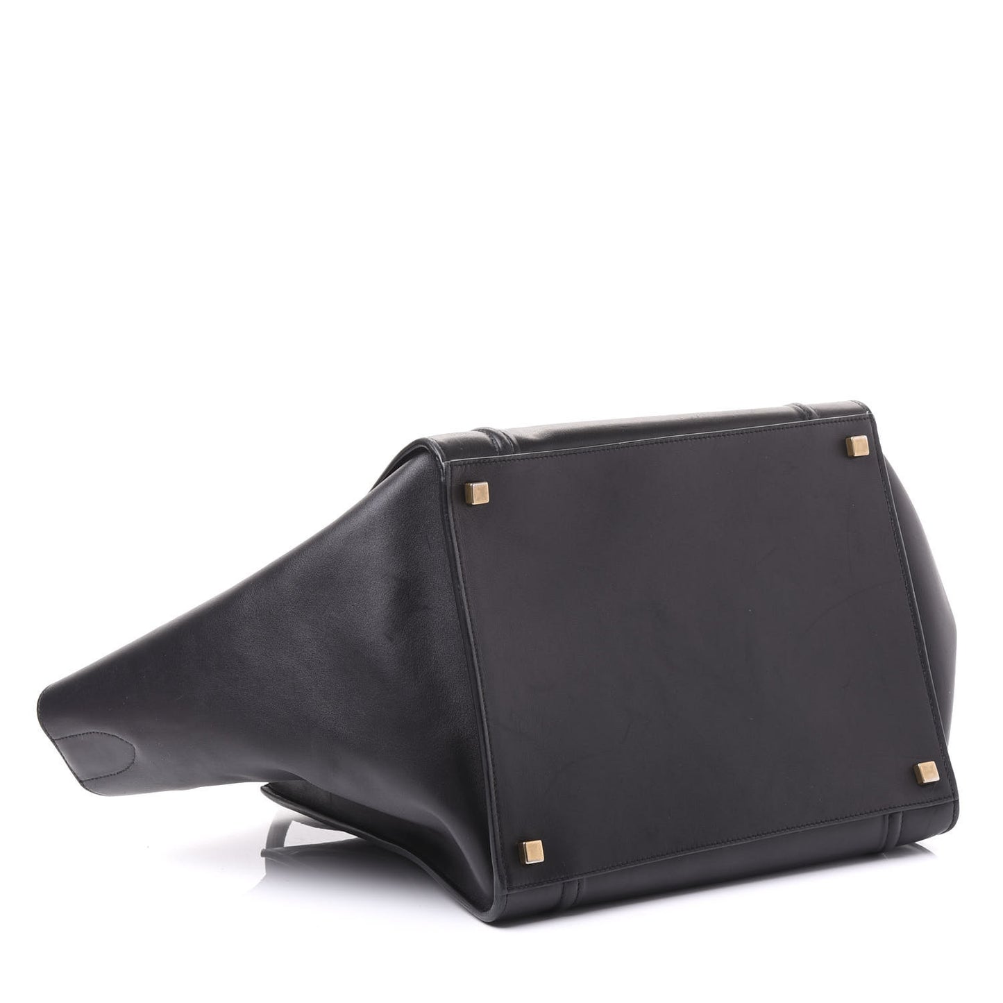 Supple Calfskin Medium Phantom Luggage Black