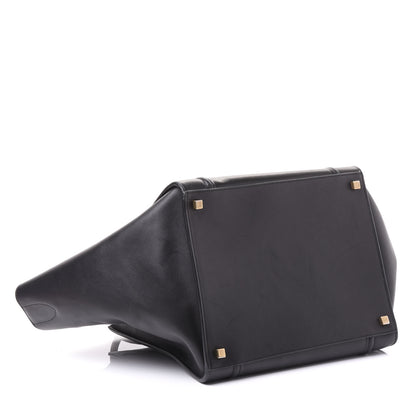 Celine Supple Calfskin Medium Phantom Luggage Black 3 of 11