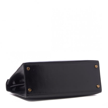 Hermes Box Kelly Sellier 28 Black 4 of 33