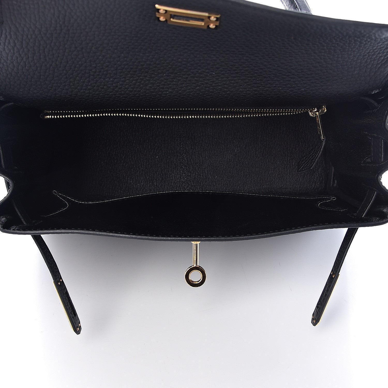 Hermes Togo Kelly Retourne 25 Black 17 of 40
