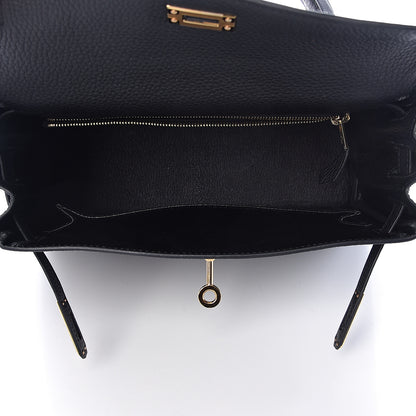 Hermes Togo Kelly Retourne 25 Black 17 of 40