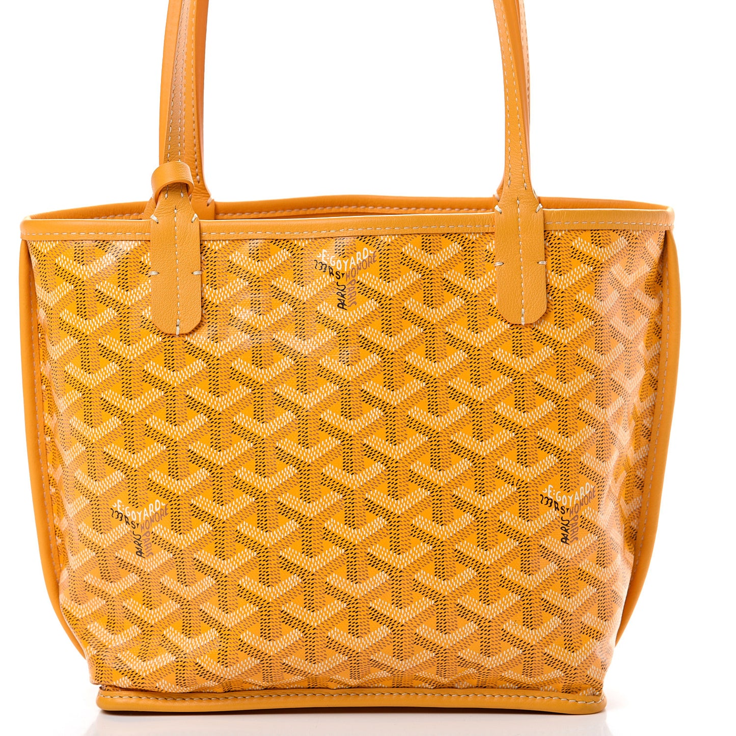Goyardine Reversible Mini Anjou Yellow
