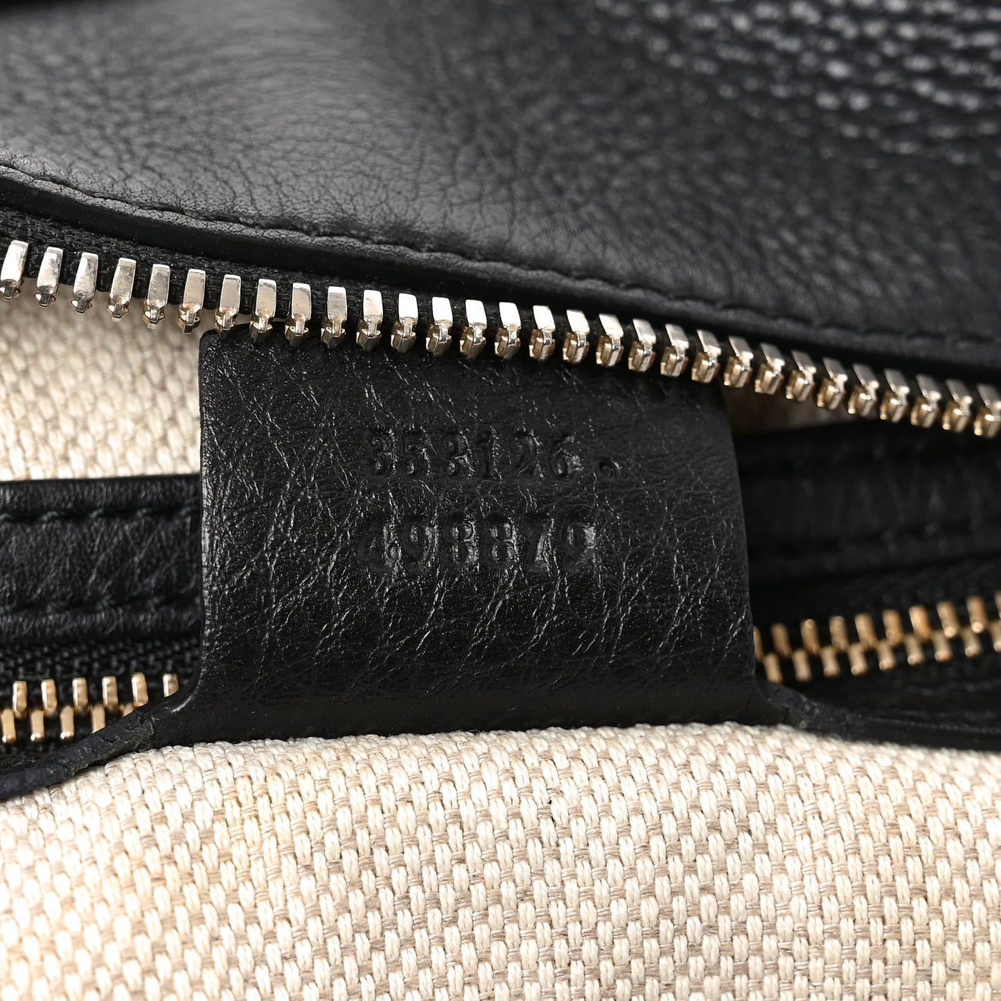 Pebbled Calfskin Medium Soho Bowler Black