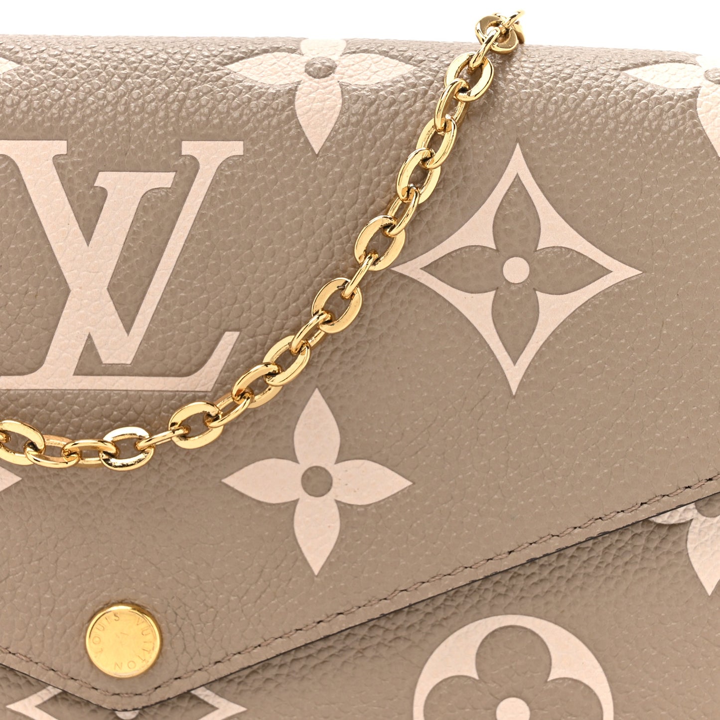 Empreinte Monogram Giant Felicie Pochette Tourterelle Creme