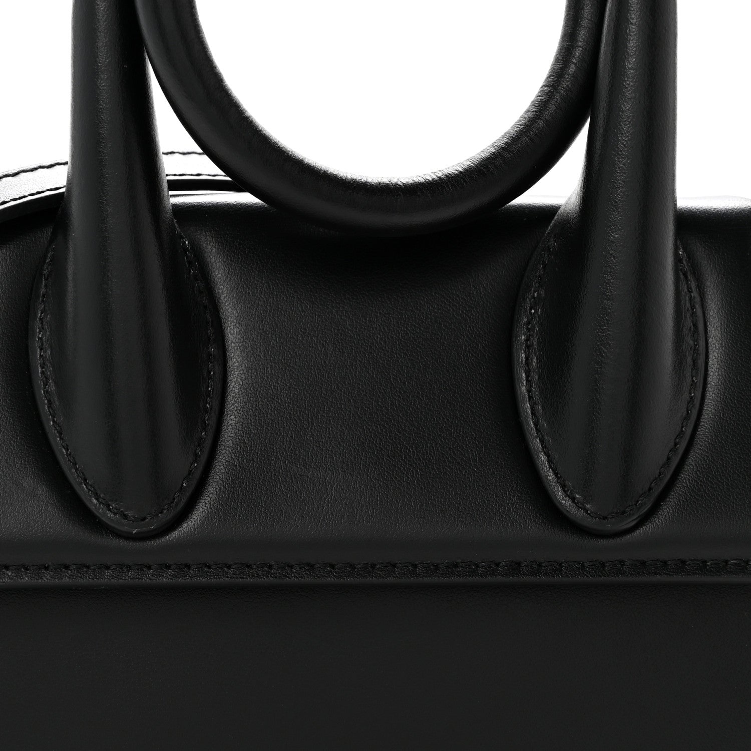 Jacquemus Smooth Calfskin Le Chiquito Noeud Black Black 7 of 10