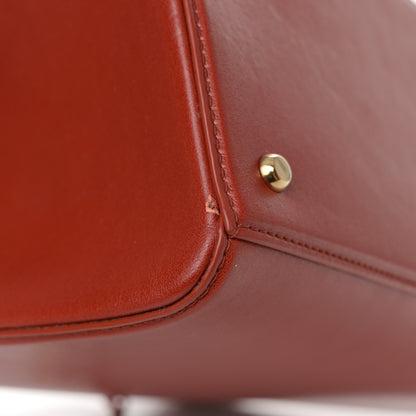 Bottega Veneta Calfskin Medium Desiree Shoulder Bag Red 12 of 17