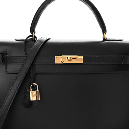 Hermes Box Kelly Sellier 35 Black 8 of 21